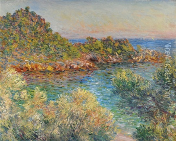 Pres Monte-carlo Oil Painting - Claude Monet