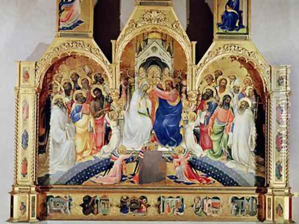 The Coronation of the Virgin Oil Painting - Fra Angelico (Guido di Pietro)