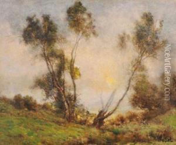 Les Quatre Heures Du Jour : L'aube Oil Painting - Albert Charles Wallet
