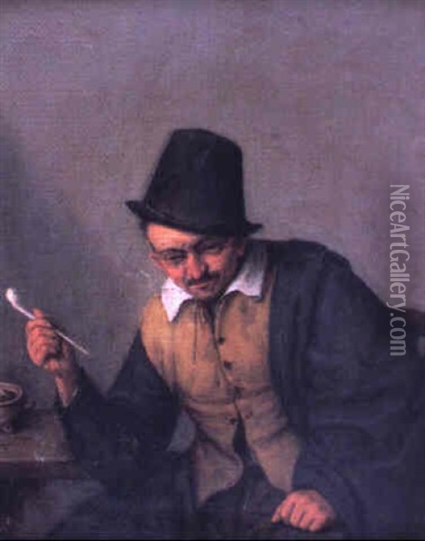 Portrait D'un Fumeur Oil Painting - Adriaen Jansz van Ostade
