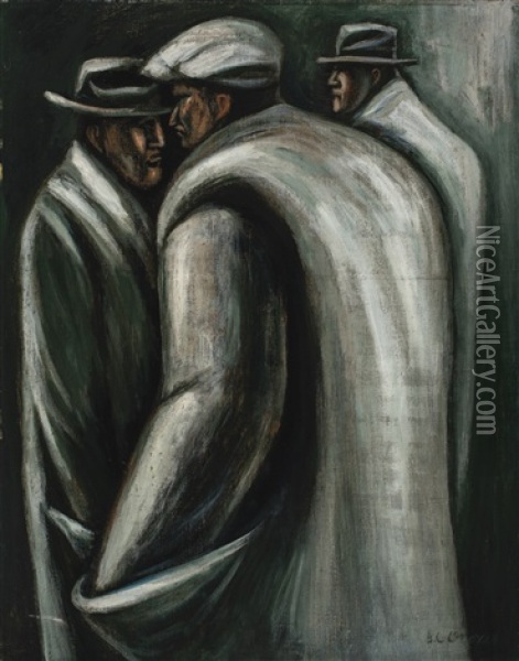 Los Desempleados Oil Painting - Jose Clemente Orozco