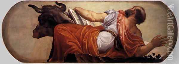 St Luke Oil Painting - Paolo Veronese (Caliari)