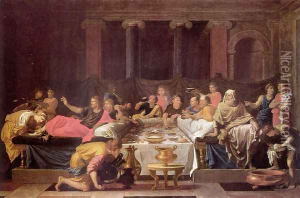 Sacrament of Penance Oil Painting - Nicolas Poussin