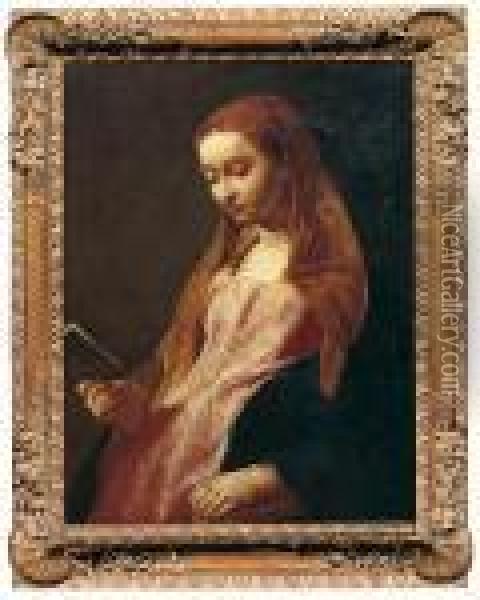 Vergine Annunziata Oil Painting - Giovanni Battista Piazzetta