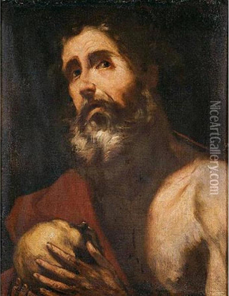 San Jeronimo Penitente Oil Painting - Jusepe de Ribera