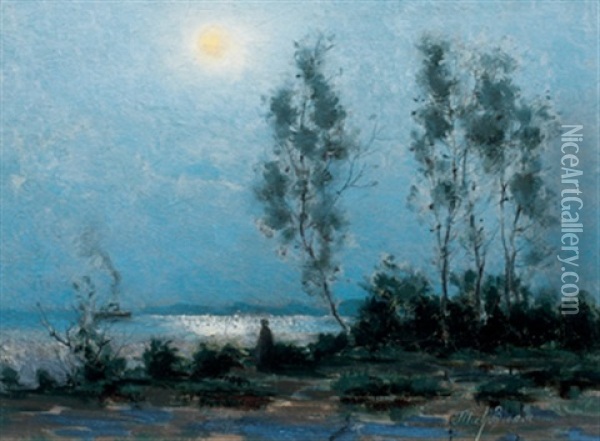 Sunset, March 10, 1902 Oil Painting - Joseph Archibald Browne
