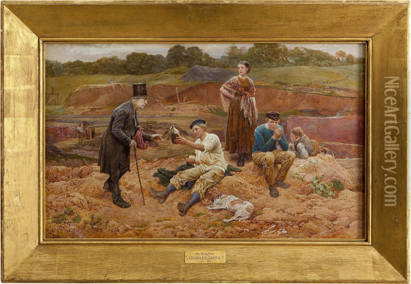The Brick Field Oil Painting - Charles Green