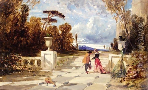 The Enchanted Garden Oil Painting - William James Muller