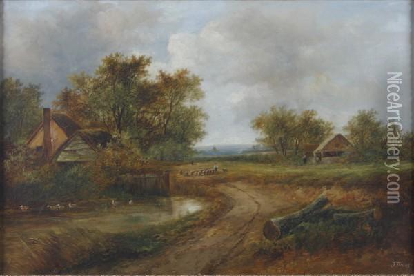 Priestfield, Hants Oil Painting - Joseph Thors