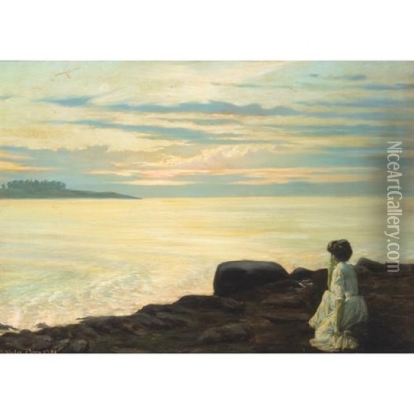 Solitude Oil Painting - Roland Hinton Perry