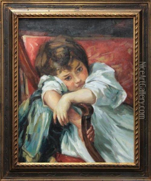 Portrait Of A Child Oil Painting - John Singer Sargent