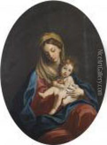 Madonna Col Bambino Oil Painting - Carlo Cignani