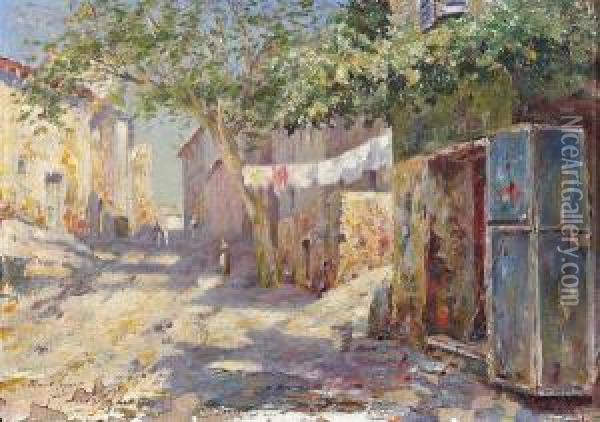 Saint Tropez Oil Painting - Marcel Cogniet