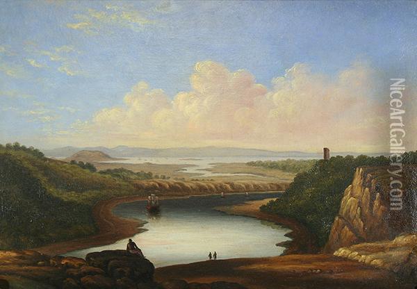 Panoramic Vista Oil Painting - John Blount