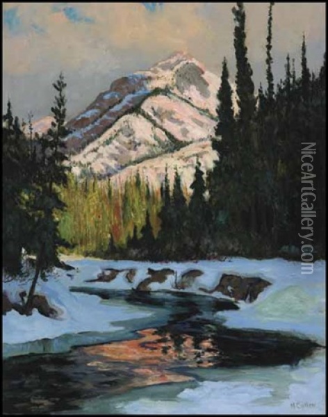 Mount Norquay Oil Painting - Maurice Galbraith Cullen