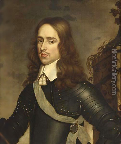 A Portrait Of Prince William II (1626-1650) Oil Painting - Gerrit Van Honthorst