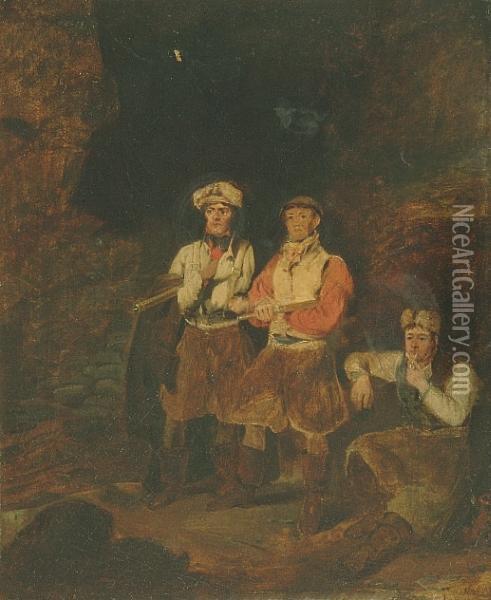Lookouts Oil Painting - Henry Perlee Parker