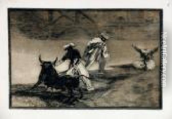 Escena De Tauromaquia Oil Painting - Francisco De Goya y Lucientes