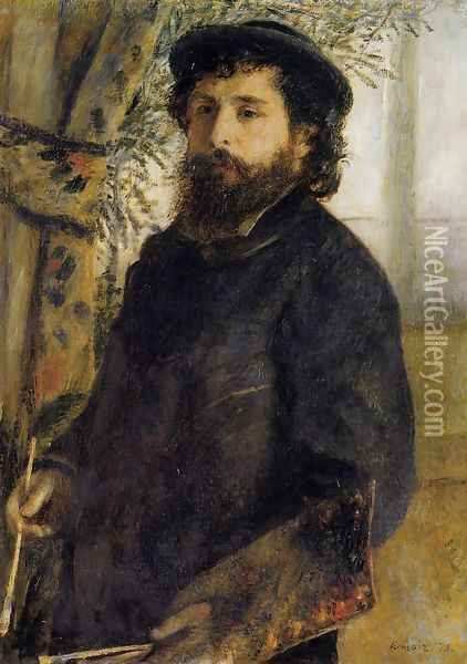 Claude Monet Painting Oil Painting - Heinrich Burkel