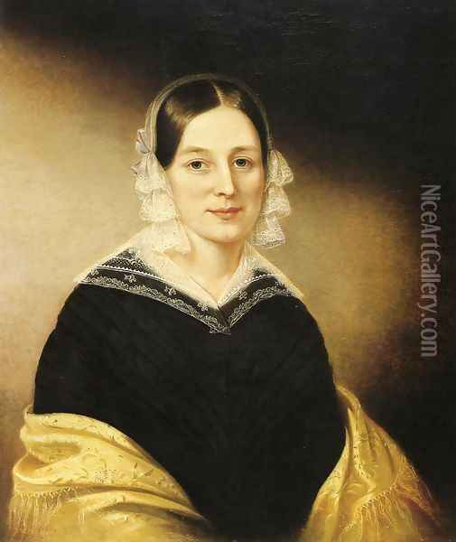 Mrs. William Crane Oil Painting - Sarah Miriam Peale