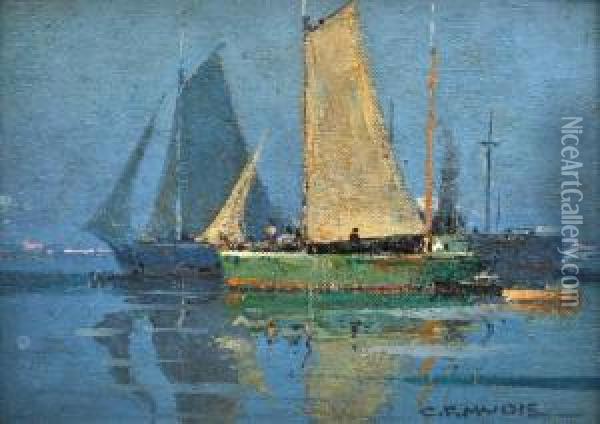 Sailing Boats Oil Painting - Charles F. Mudie