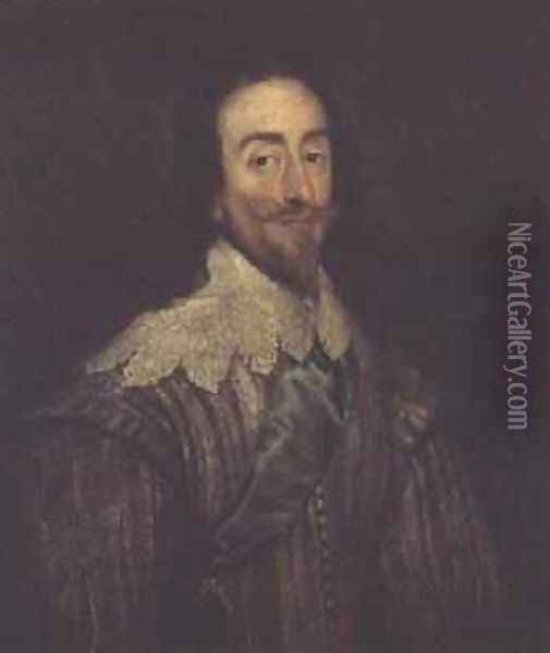 Charles I 1600-49 Oil Painting - Daniel Mytens