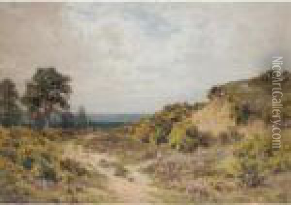 View Over Farnham Oil Painting - Harry Sutton Palmer