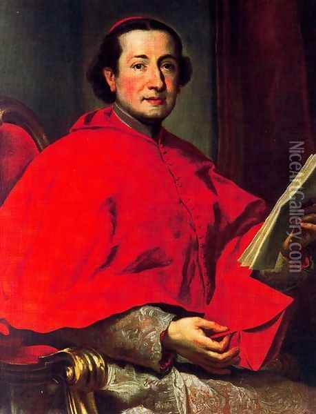 Cardinale Carlo Rezzonico Oil Painting - Anton Raphael Mengs