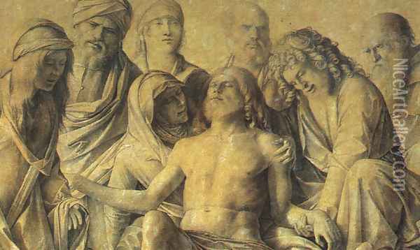 The Lamentation over the Body of Christ c. 1500 Oil Painting - Giovanni Bellini
