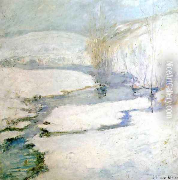 Winter Landscape2 Oil Painting - John Henry Twachtman