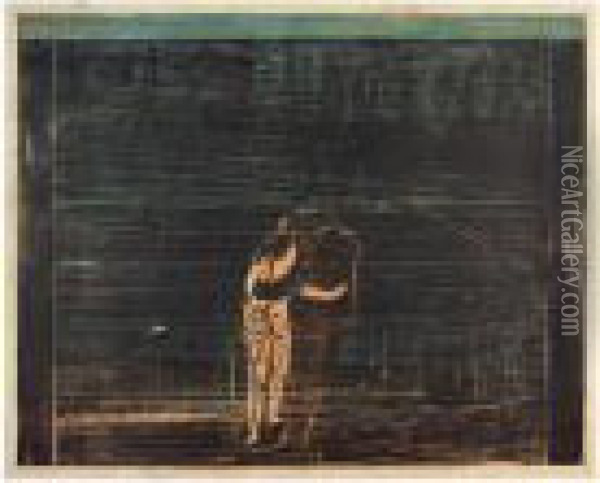 Zum Walde. - Im Wald, Mann Und Weib Oil Painting - Edvard Munch