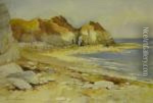 Thornwick Bay, Bempton And Flamborough Oil Painting - Charles Edward Wanless