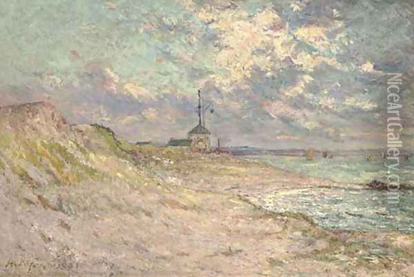 Le semaphore, Beg-Meil Oil Painting - Maxime Maufra