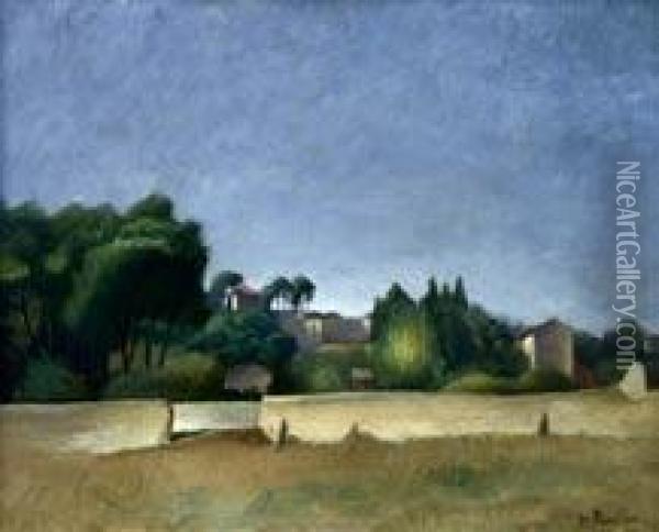 paysage De Provence Oil Painting - Etienne Morillon