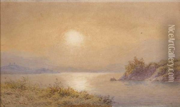 Coastal Landscapes Oil Painting - Henry Albert Hartland