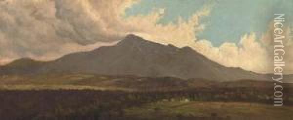 Green Mountains, Vermont Oil Painting - Joseph Rusling Meeker