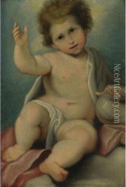 The Infant Christ Oil Painting - Antonio Viviani Il Sordo
