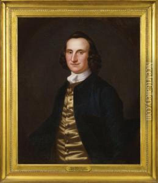 Portrait Of Thomas Willing Oil Painting - John Wollaston