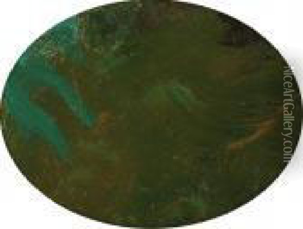 Nympheas (fragment) Oil Painting - Claude Oscar Monet