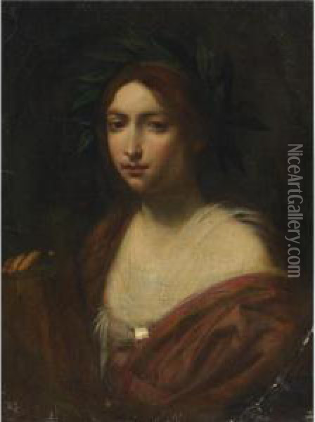 Allegory Of Poetry Oil Painting - Francesco Furini