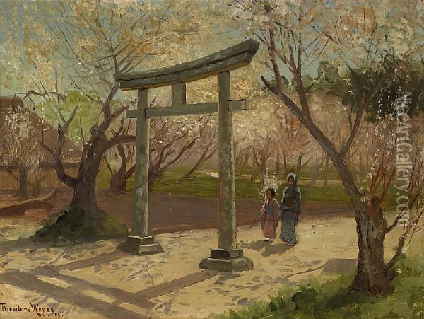 Sugita Oil Painting - Theodore Wores