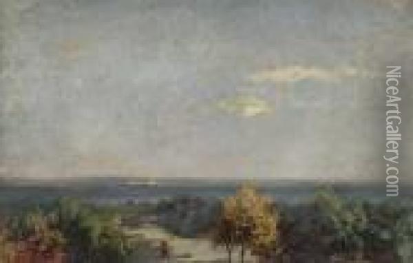 Weite Herbstlandschaft Oil Painting - Ludwig Correggio