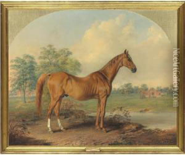 Glencoe Oil Painting - Edward Troye