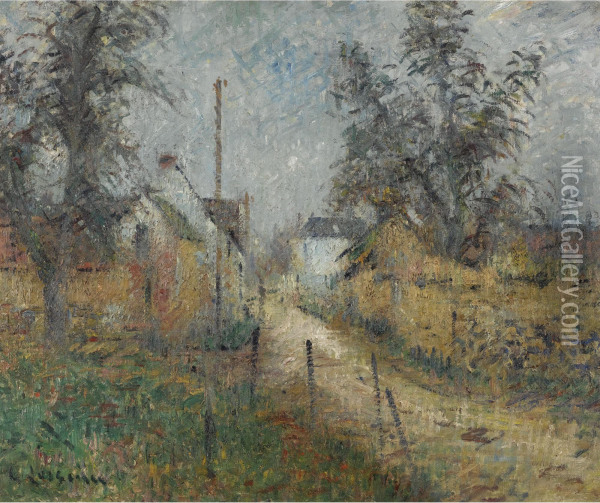 Ferme En Normandie Oil Painting - Gustave Loiseau
