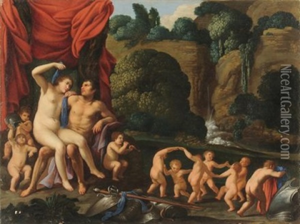 Venere E Marte Oil Painting - Carlo Saraceni