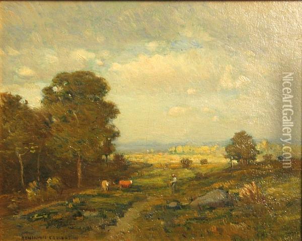 Berkshire Hills Landscape Oil Painting - Benjamin Eggleston