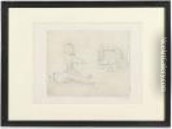 Was Lauft Er (kornfeld 109) Oil Painting - Paul Klee