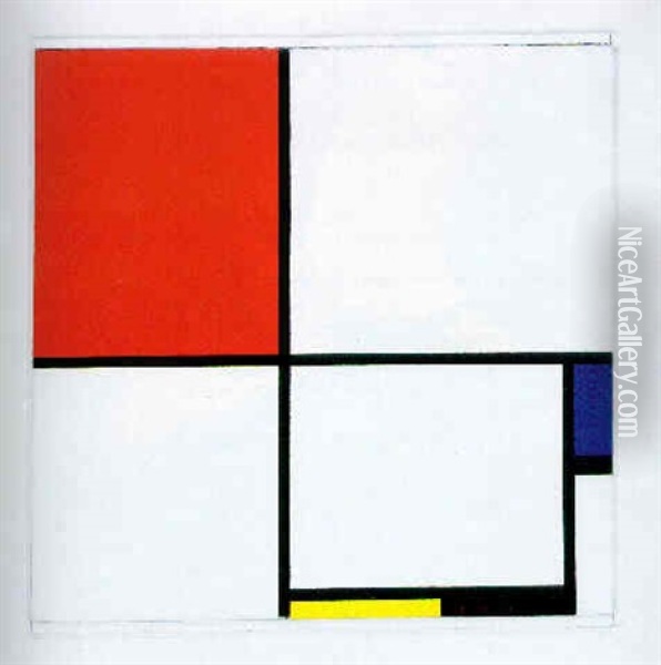 Composition No. Iii Oil Painting - Piet Mondrian