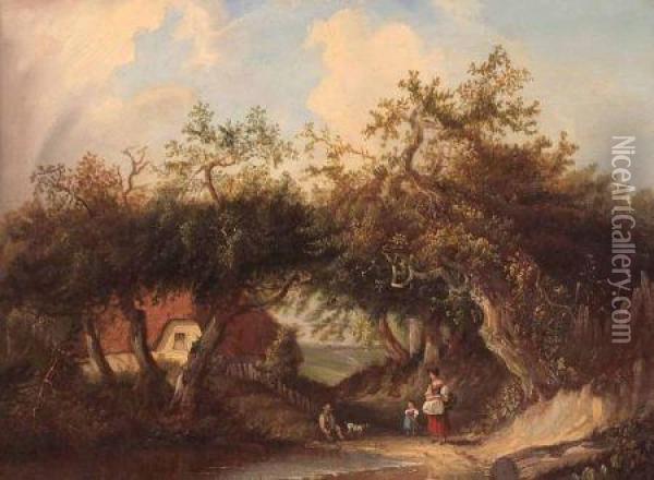 Scene With Figures And Cottage, 12
