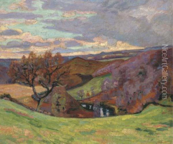 Puy Barriou Oil Painting - Armand Guillaumin